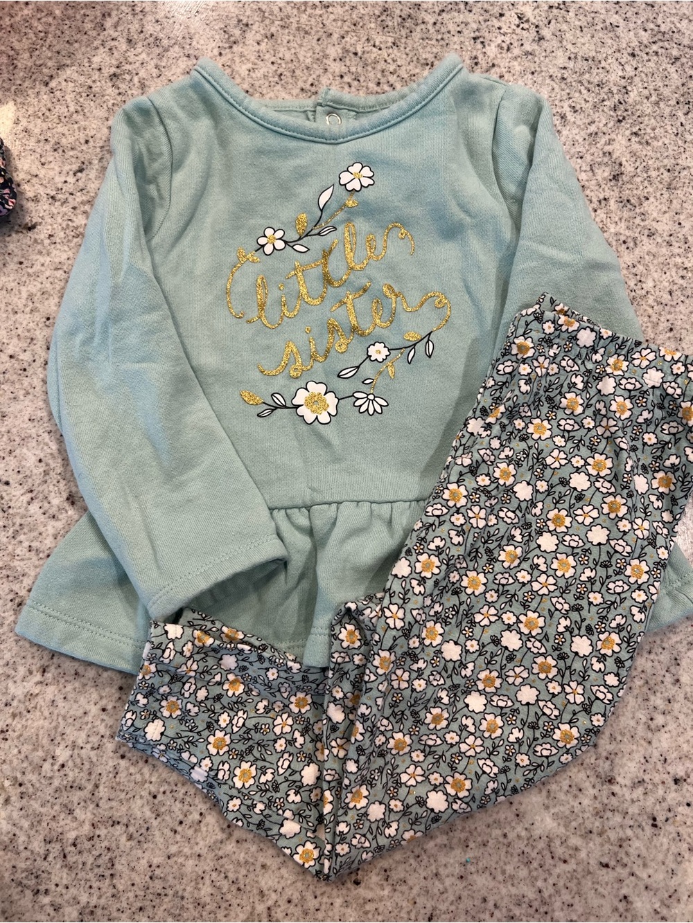 Toddler girl outfit matching set